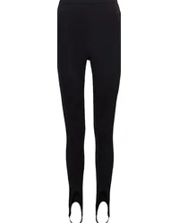 WARDROBE.NYC Leggings a vita alta con staffe Nero