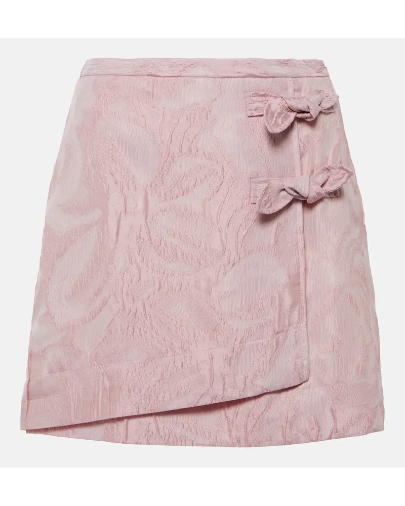 Ganni Gonna a portafoglio in jacquard Rosa