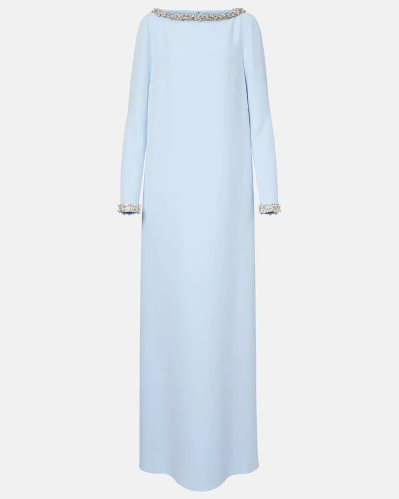 Safiyaa Abito lungo Naimal Blu