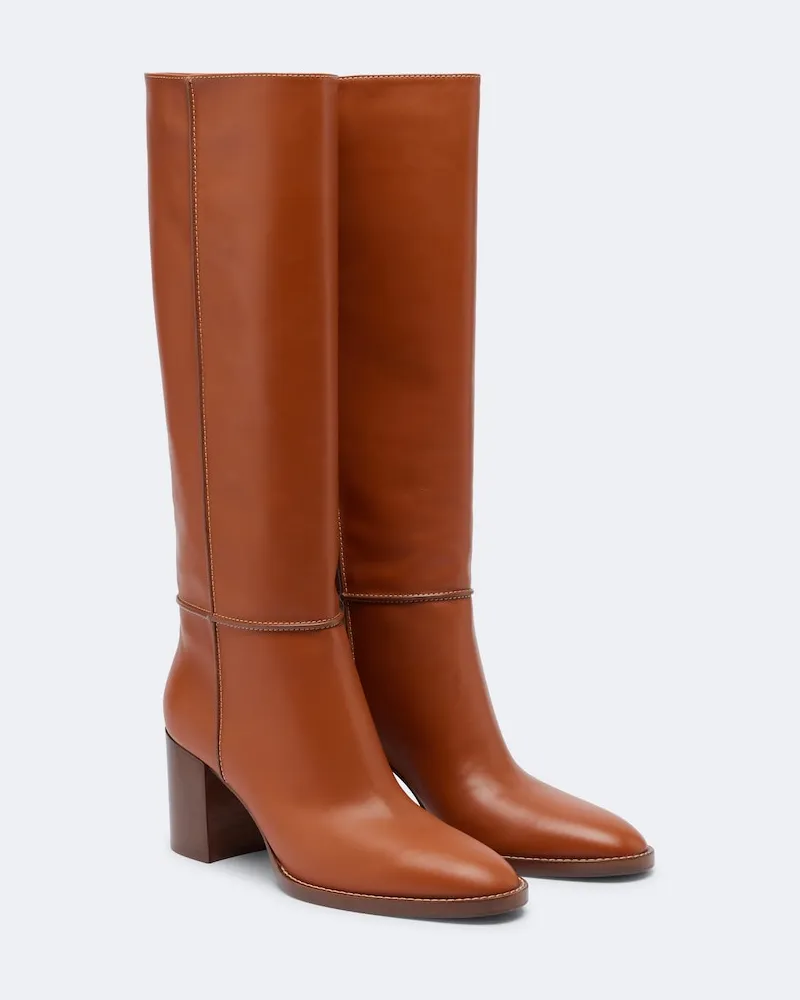 Gianvito Rossi Stivali in pelle Marrone