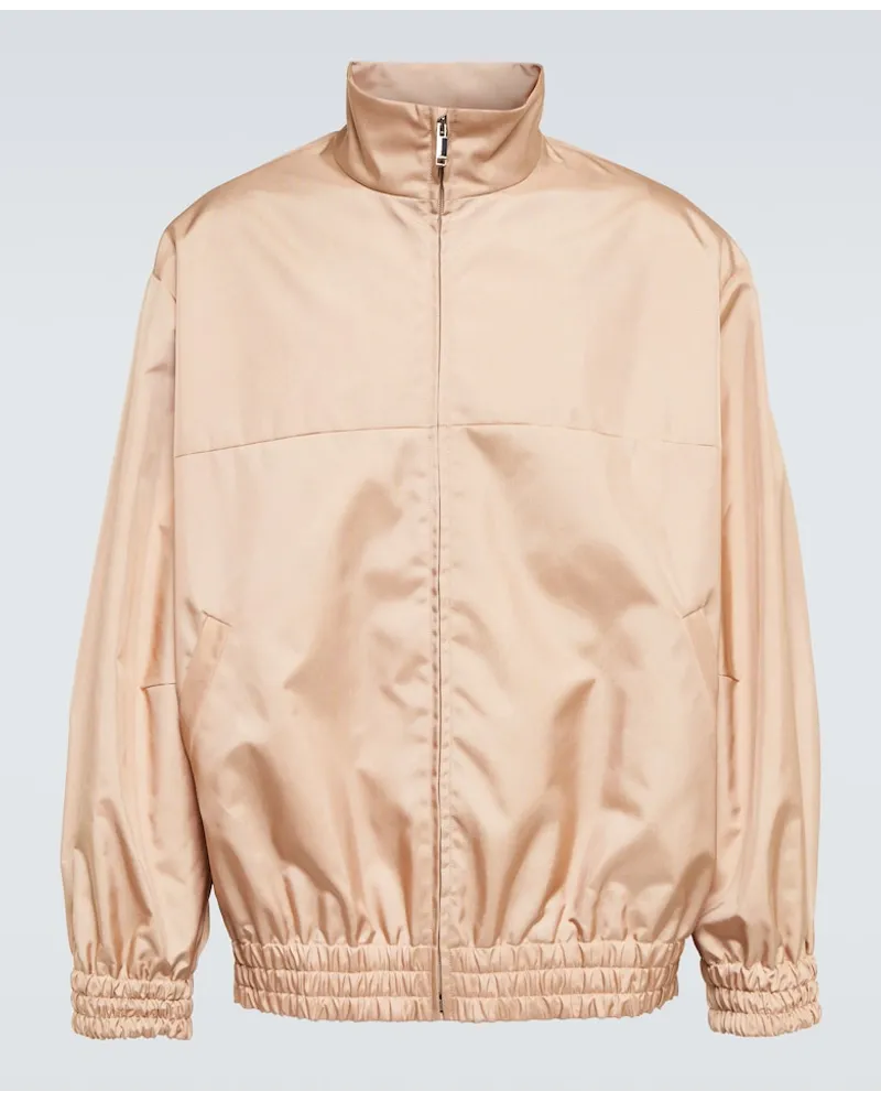 Valentino Garavani Giacca oversize in raso Beige
