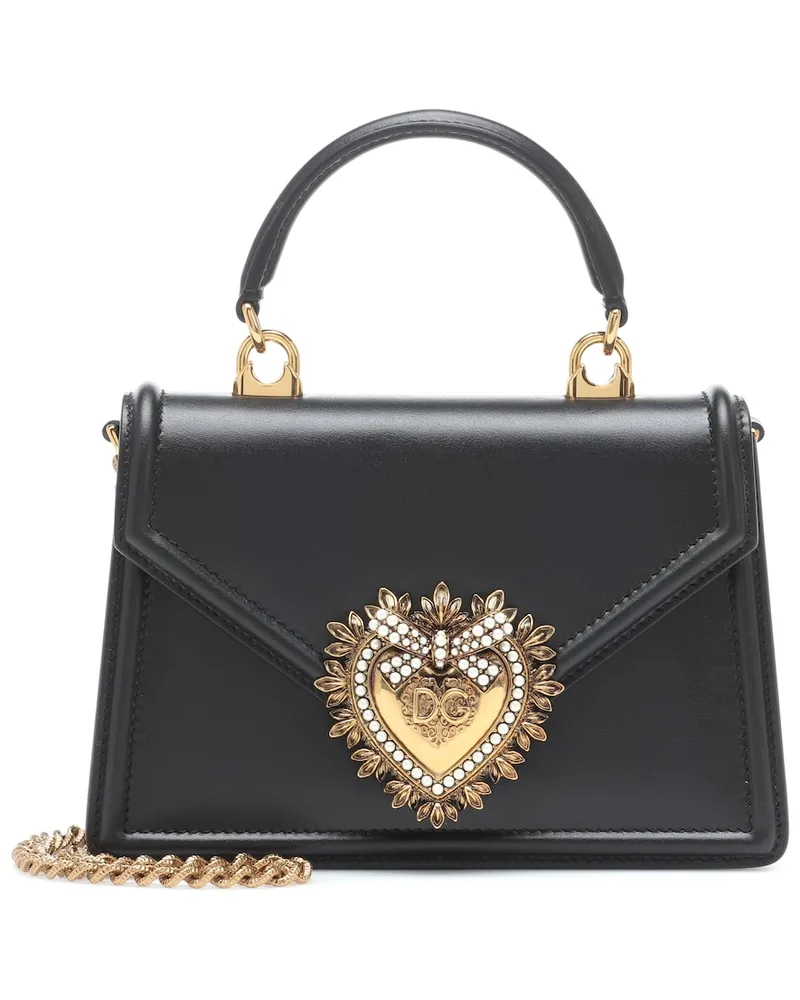 Dolce & Gabbana Borsa Devotion Small in pelle Nero