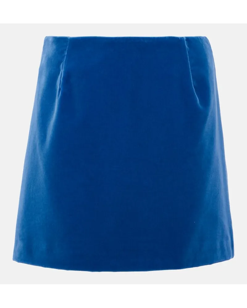 Blazé Milano BlazÃ© Milano Minigonna Coci in velluto Blu