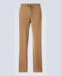 Le Kasha 1918 Pantaloni sportivi in cashmere Marrone