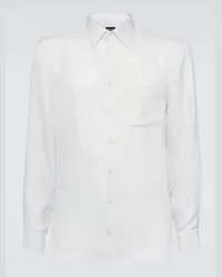 Giorgio Armani Camicia in seta Bianco