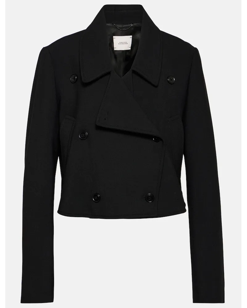 Dorothee Schumacher Blazer cropped Striking Coolness Nero