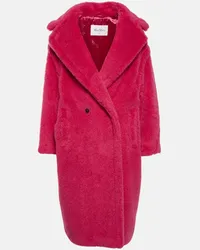 Max Mara Cappotto Teddy Bear Icon in alpaca, lana e seta Rosso