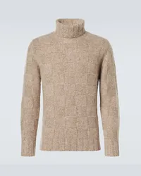 ALLUDE Pullover in cashmere e seta Beige