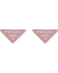 Prada Orecchini Symbole in argento sterling Rosa