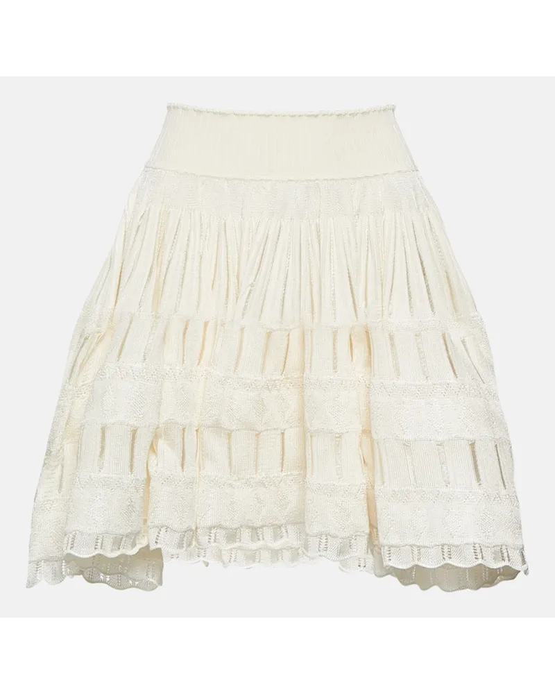 Alaïa AlaÃ¯a Minigonna Crinoline Beige