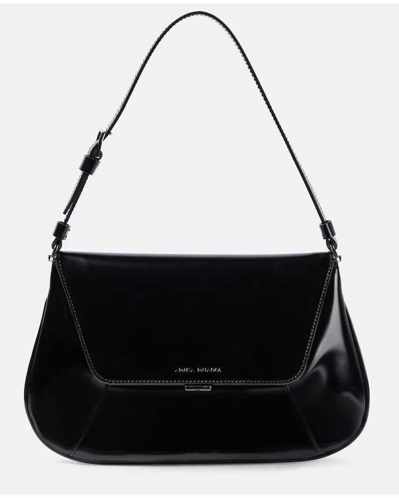 Amina Muaddi Borsa a spalla Ami in pelle Nero