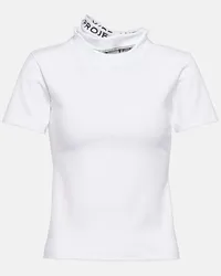 Y/PROJECT T-shirt in jersey di misto cotone Bianco