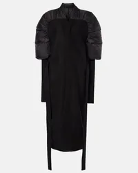 Rick Owens Cappotto piumino Duvetina in lana Nero