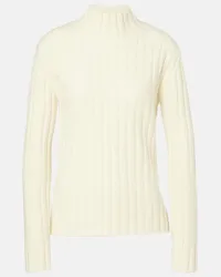 Proenza Schouler Pullover Haven in misto lana a coste Bianco