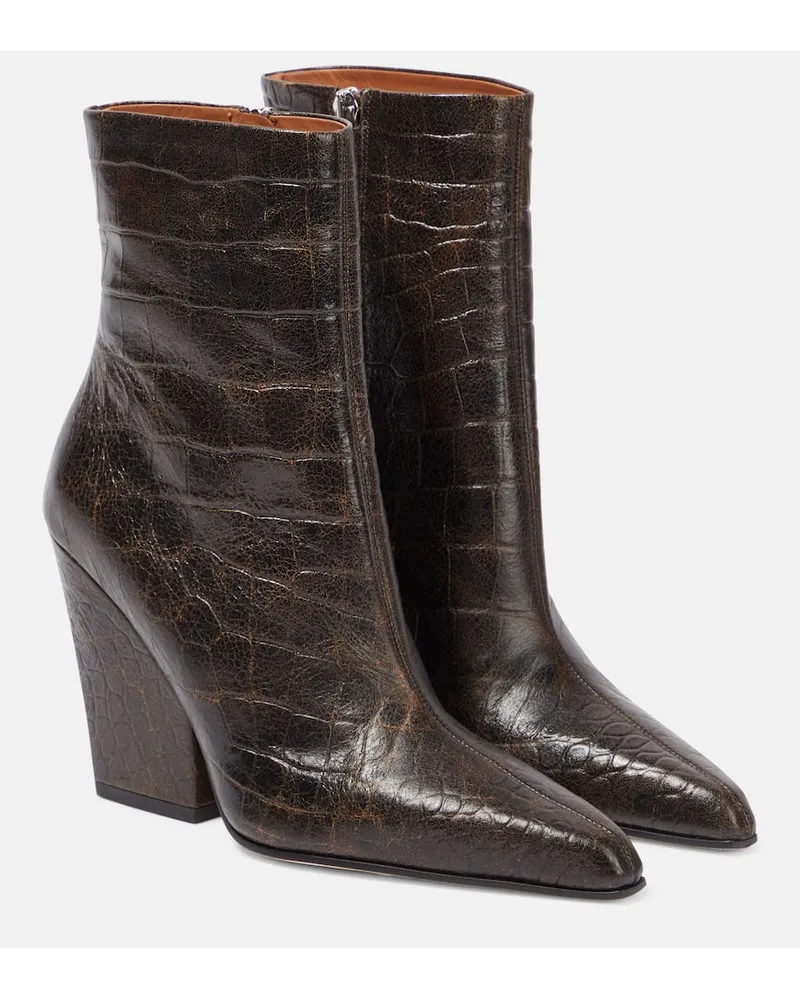 Paris Texas Stivaletti Jane in pelle Marrone