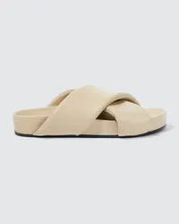 Jil Sander Sandali in pelle Marrone