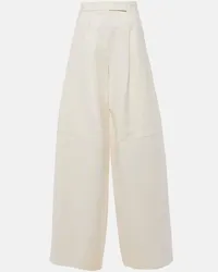 Max Mara Pantaloni a gamba larga Avoriaz Bianco