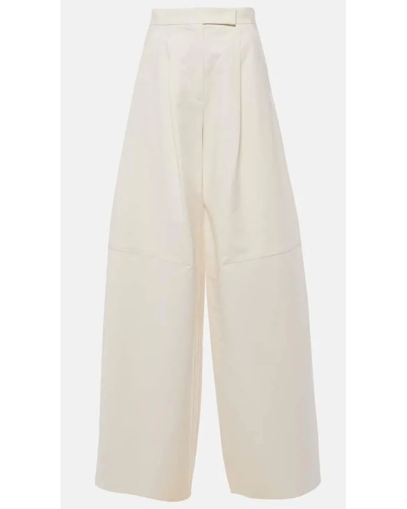 Max Mara Pantaloni a gamba larga Avoriaz Bianco