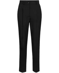 Dolce & Gabbana Pantaloni slim in lana Nero