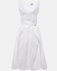 Vivienne Westwood Abito bustier Sunday in cotone Bianco