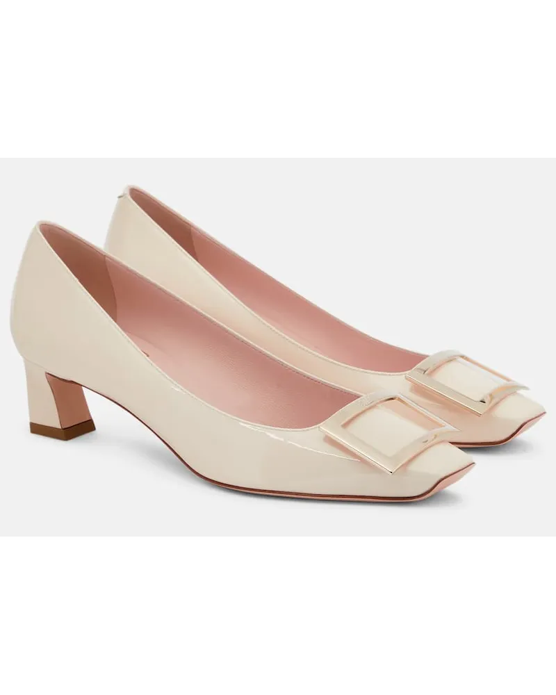 Roger Vivier Pumps Trompette in pelle verniciata Bianco