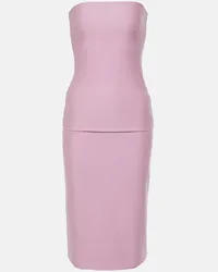 SPORTMAX Abito midi in jersey Viola