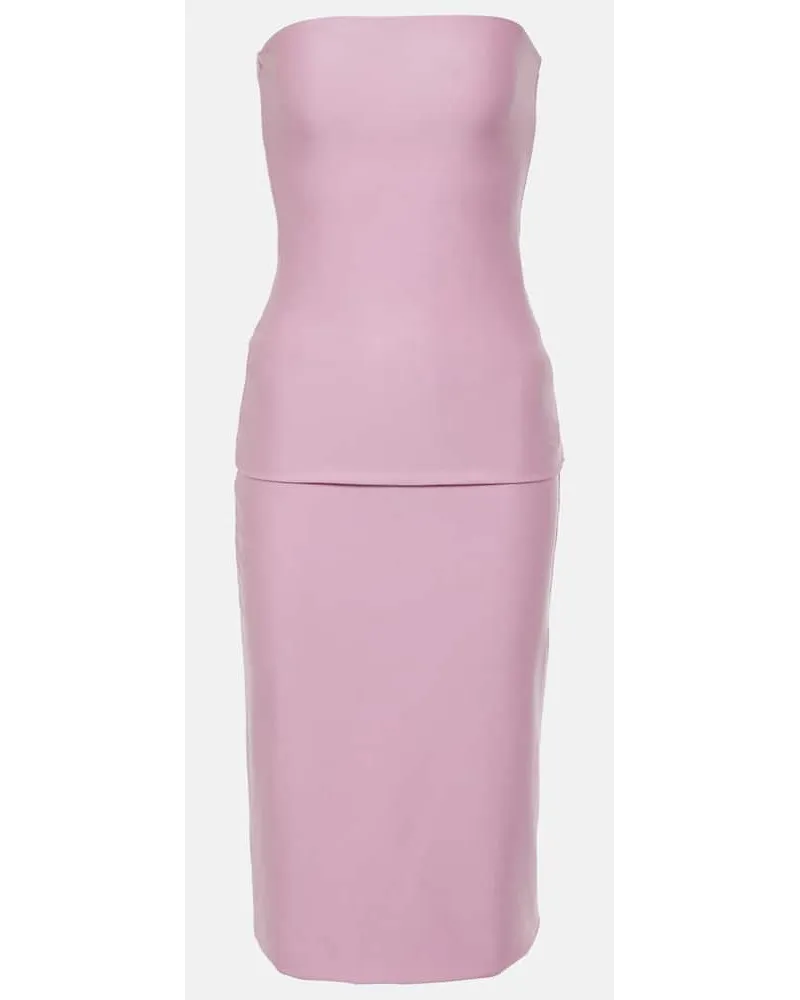 SPORTMAX Abito midi in jersey Viola