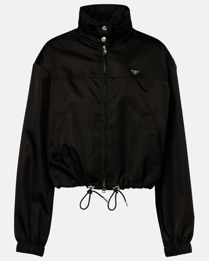 Prada Giacca in Re-Nylon Nero