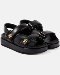 Tory Burch Sandali con plateau Kira in pelle Nero