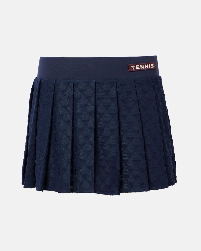Tory Burch Minigonna in jacquard Blu