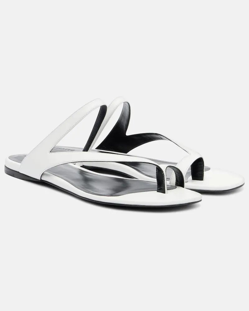 KHAITE Sandali Aimee in pelle Bianco