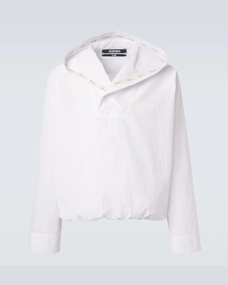 Jacquemus Camicia Haut Marin in misto cotone Bianco