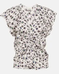 Isabel Marant Top Lonea con stampa Multicolore