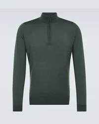 John Smedley Pullover Tapton in lana Verde