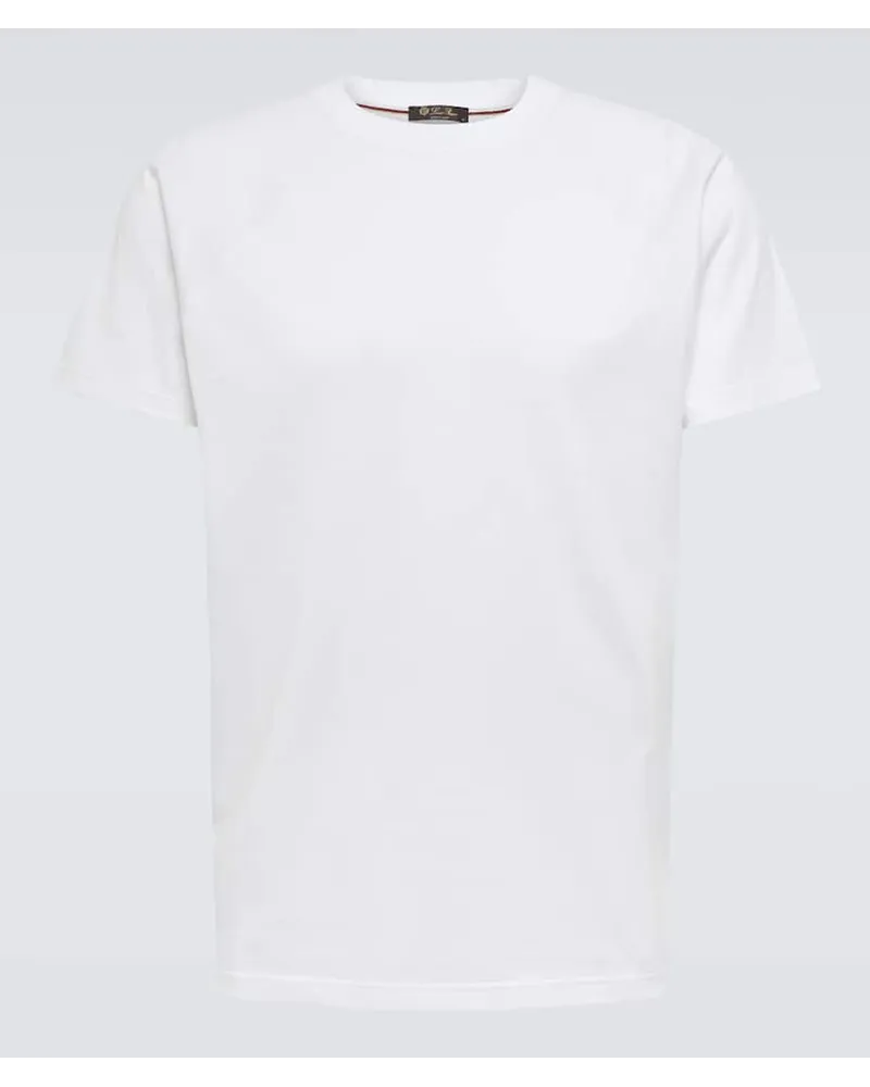 Loro Piana T-shirt in cotone Bianco