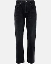 AGOLDE Jeans regular Parker Long a vita media Nero