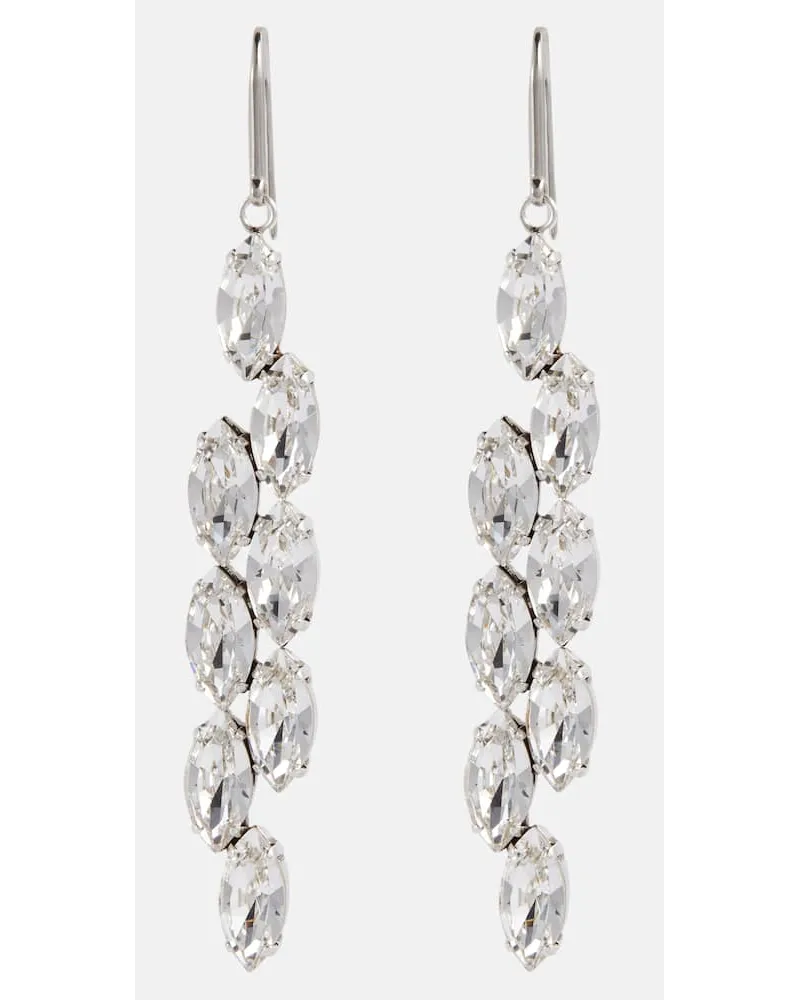 Isabel Marant Orecchini Embrace con cristalli Argento