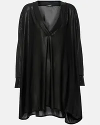 Balmain Copricostume in jersey Nero