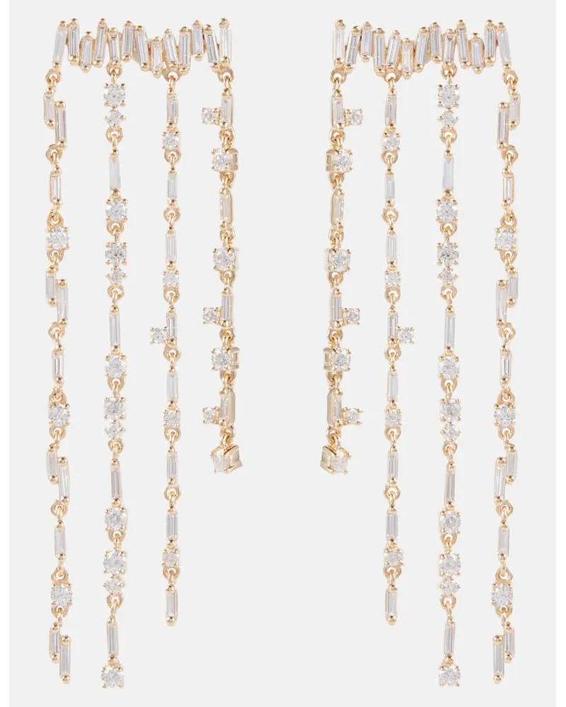 Suzanne Kalan Orecchini in oro 18kt con diamanti Oro