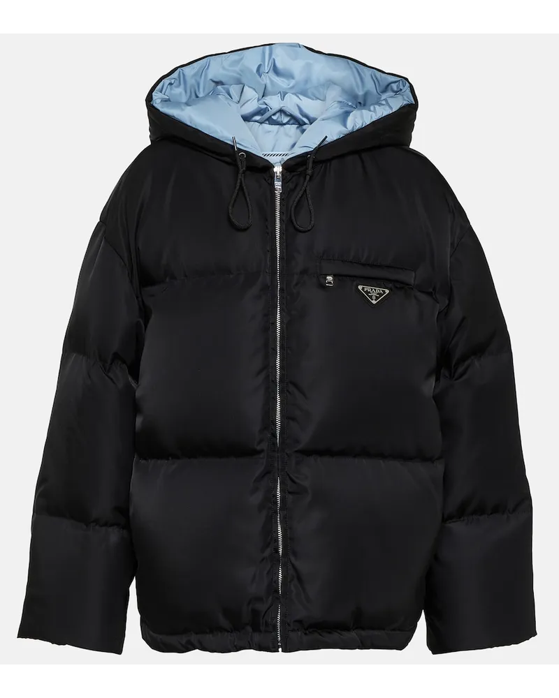 Prada Piumino in gabardine Re-nylon Nero