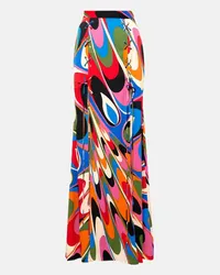 Emilio Pucci Gonna lunga Onde Multicolore