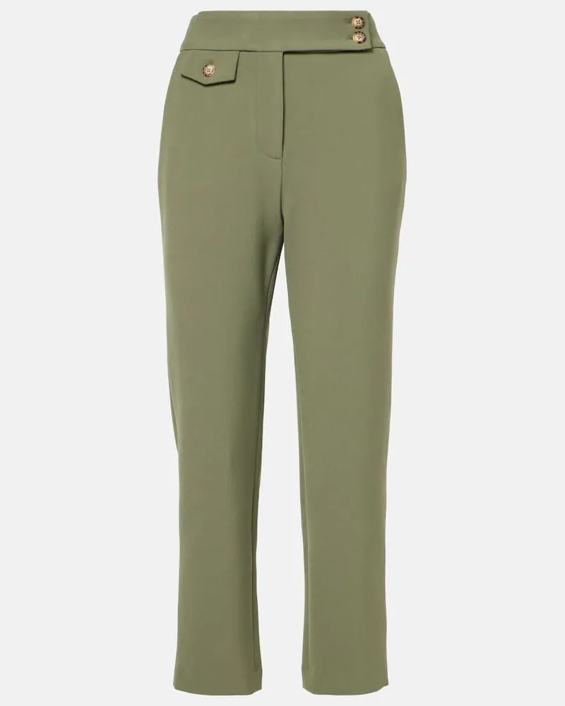 Veronica Beard Pantaloni slim Renzo Verde