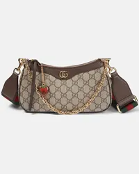 Gucci Borsa a spalla Ophidia Small GG Supreme Beige