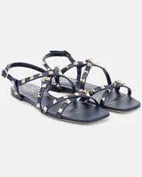 Valentino Garavani Sandali Rockstud in pelle Blu