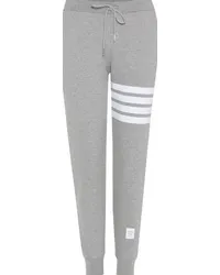 Thom Browne Pantaloni in cotone Grigio