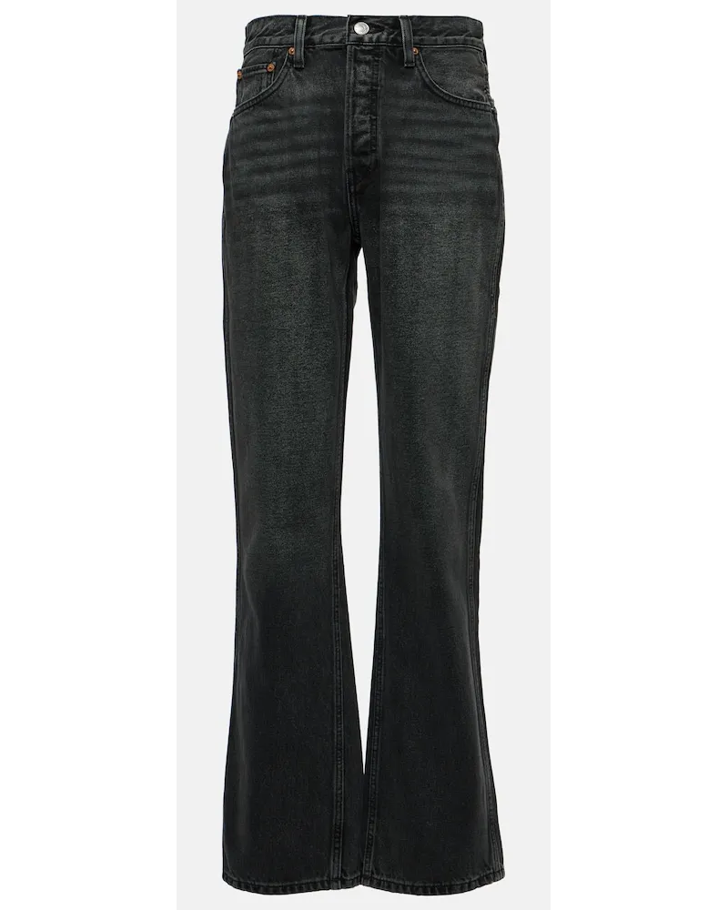 RE/DONE Jeans regular â90s Loose a vita alta Nero