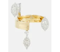 Anello in oro 18kt con diamanti