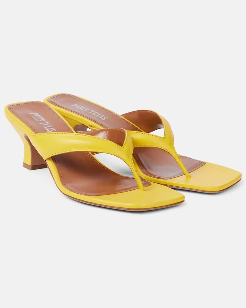 Paris Texas Sandali infradito Portofino 55 in pelle Giallo