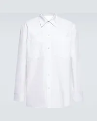 Jil Sander Camicia in popeline di cotone Bianco