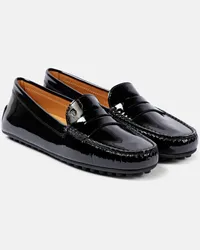 TOD'S Mocassini City Gommino in vernice Nero